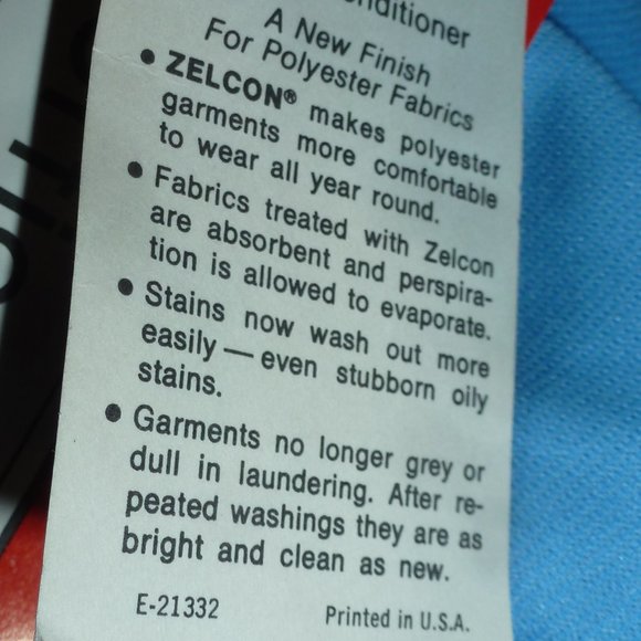 COMFORTABLE  Vintage  Elastic High- waist pull-on blue pants  USA made - Picture 9 of 9